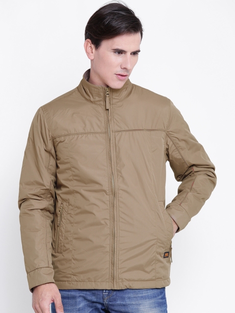 

Cloak & Decker by Monte Carlo Men Beige Solid Tailored Jacket