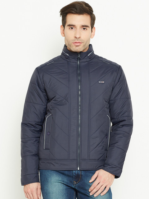 

Cloak & Decker by Monte Carlo Men Navy Blue Solid Padded Jacket