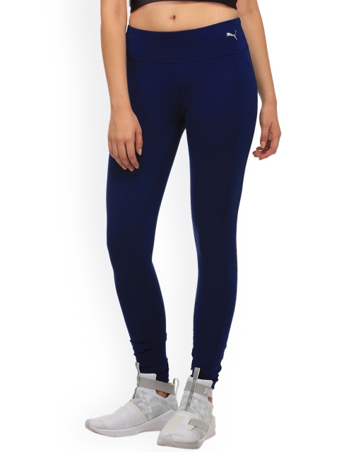 

Puma Blue Solid Tights