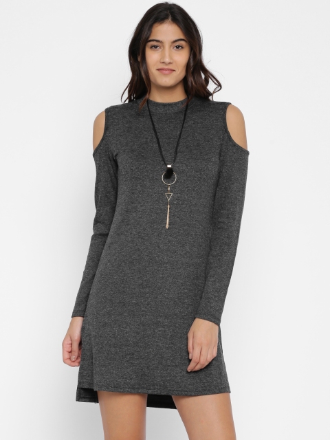 

Deal Jeans Women Charcoal Solid A-Line Dress
