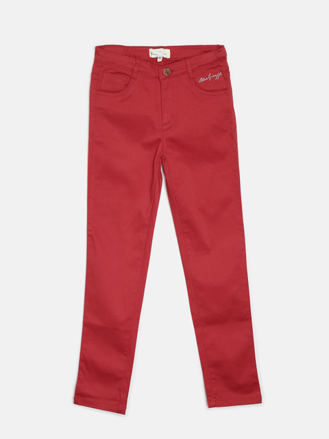 

Blue Giraffe Girls Red Clean Look Jeans