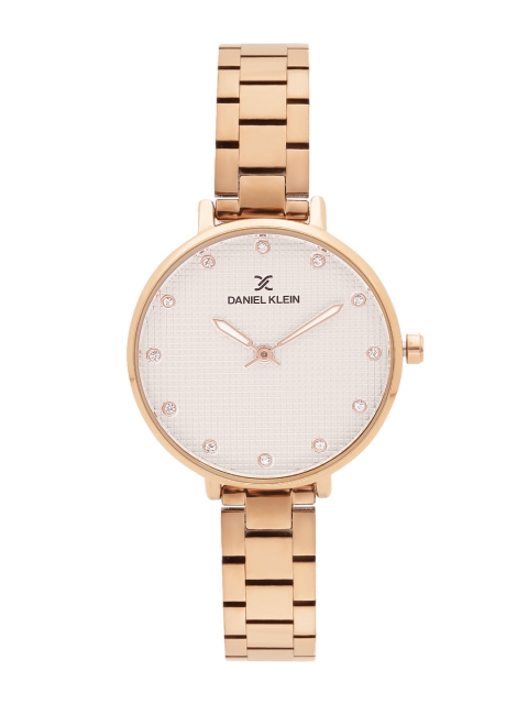

Daniel Klein Women Off-White Analogue Watch DK11463-3