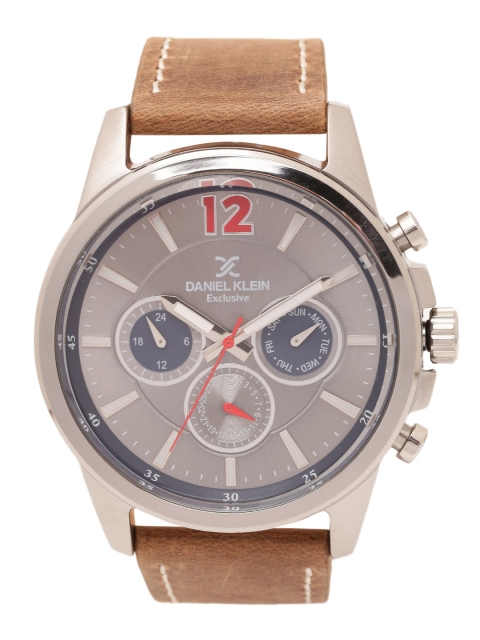 

Daniel Klein Men Gunmetal-Toned Analogue Watch DK11482-4, Metallic