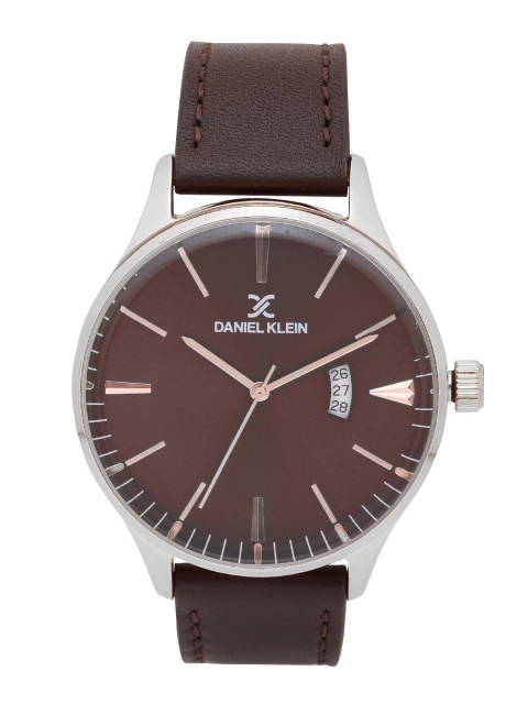 

Daniel Klein Men Coffee Brown Analogue Watch DK11608