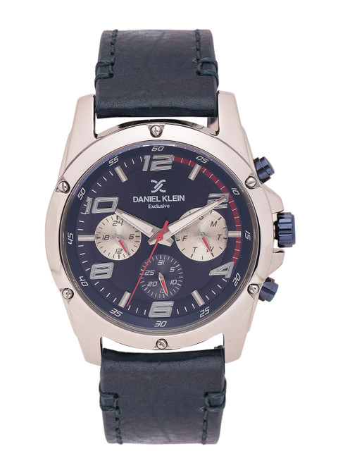 

Daniel Klein Men Navy Blue Analogue Watch DK11351