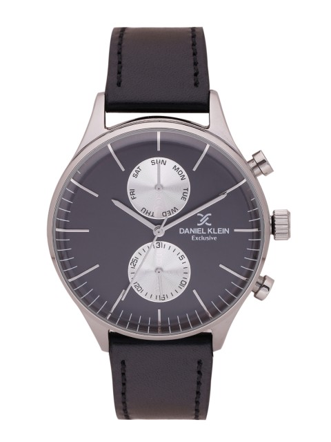 

Daniel Klein Men Charcoal Grey Multifunction Watch DK11612-2