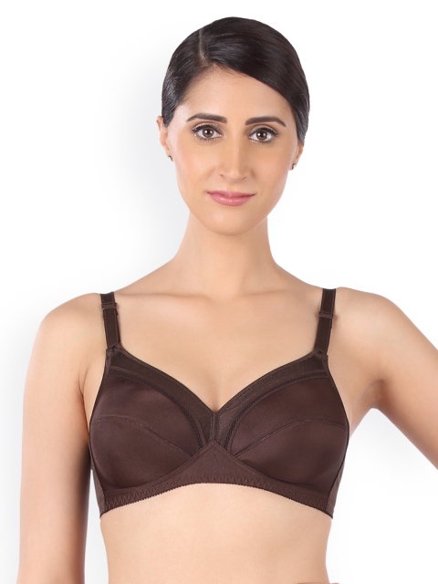 

Triumph Brown Solid Non-Wired Non Padded Everyday Bra 7613124396053