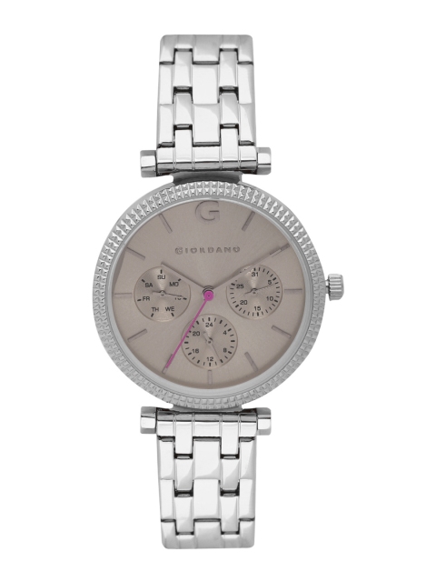 

GIORDANO Women Gunmetal-Toned Multifunction Watch 2839-11, Metallic
