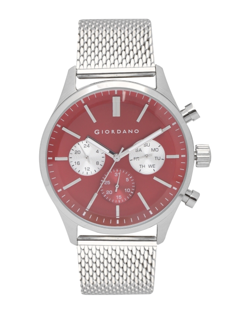 

GIORDANO Men Red Analogue Watch 1848-22