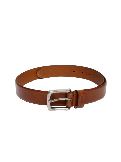 

U.S. Polo Assn. Men Tan Brown Solid Leather Belt
