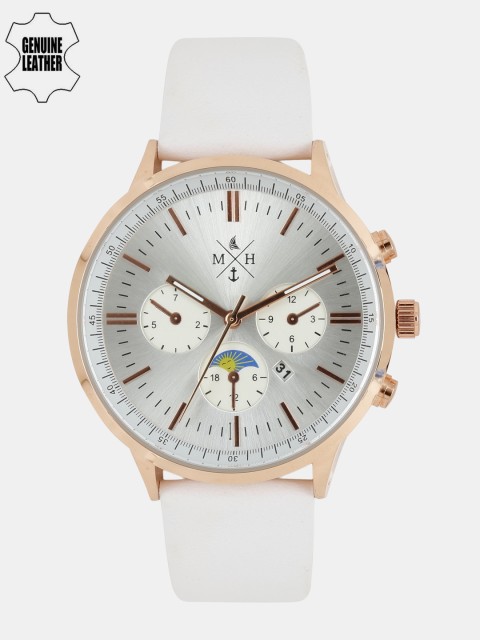 

Mast & Harbour Men Silver-Toned Analogue Watch MFB-PN-HP-3696