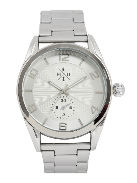 

Mast & Harbour Men Silver-Toned Analogue Watch MFB-PN-HP-3914