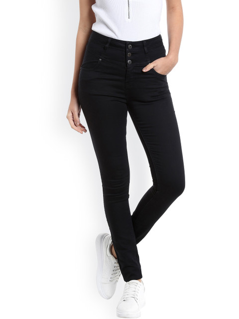

Vero Moda Women Black High-Rise Clean Look Stretchable Jeans