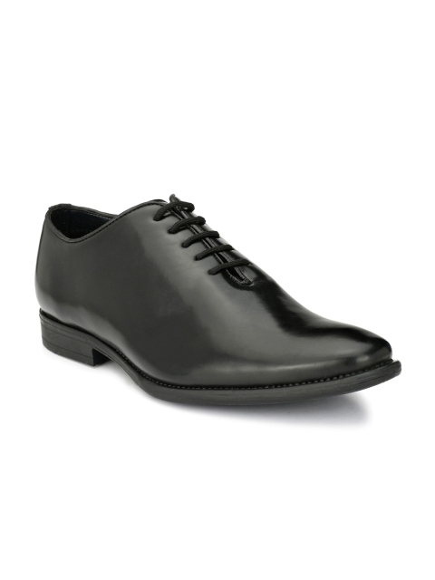 

Ferraiolo Men Black Leather Oxford Formal Shoes