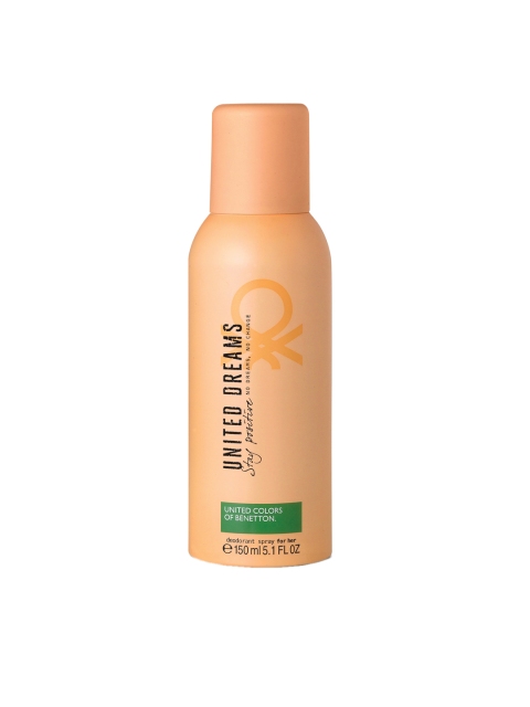

United Colors of Benetton Women United Dreams Stay Positive Deodorant 150ml, Peach