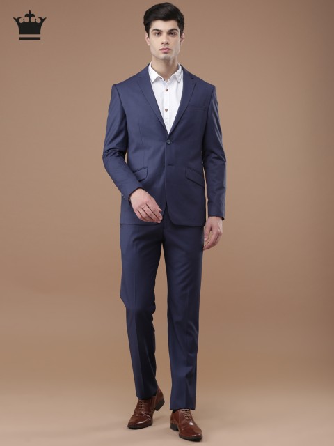 

Louis Philippe Men Navy Slim Milano Fit Formal Suit, Navy blue