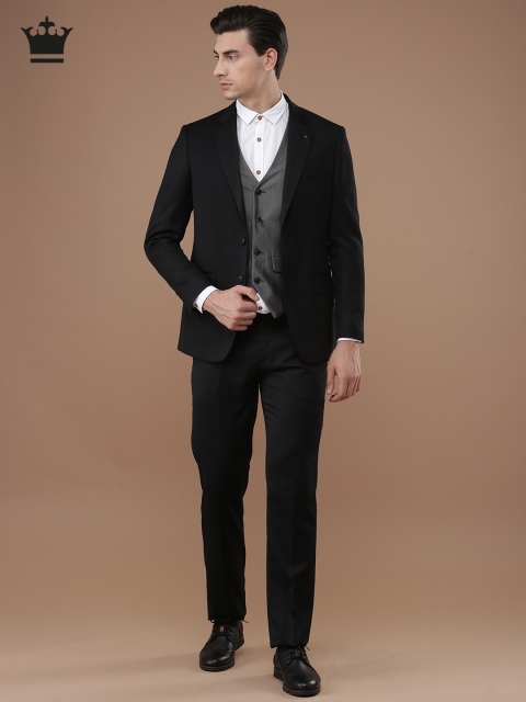 

Louis Philippe Black Slim Ultra Fit Formal Suit