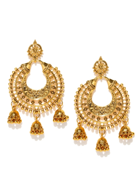 

Zaveri Pearls Gold-Plated Chandbalis