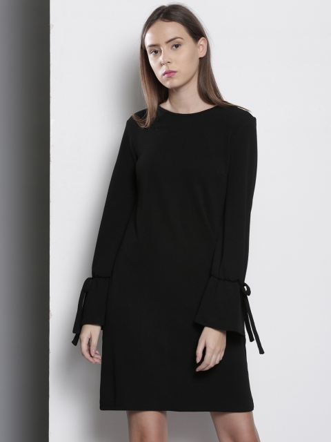 

DOROTHY PERKINS Women Black Solid Sheath Dress