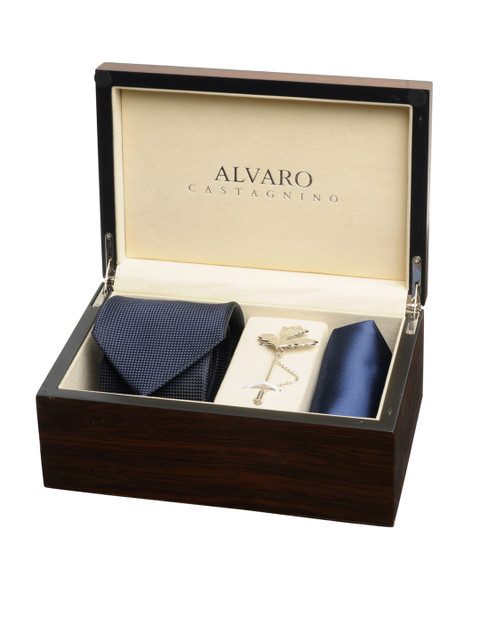 

Alvaro Castagnino Men Blue Accessory Gift Set