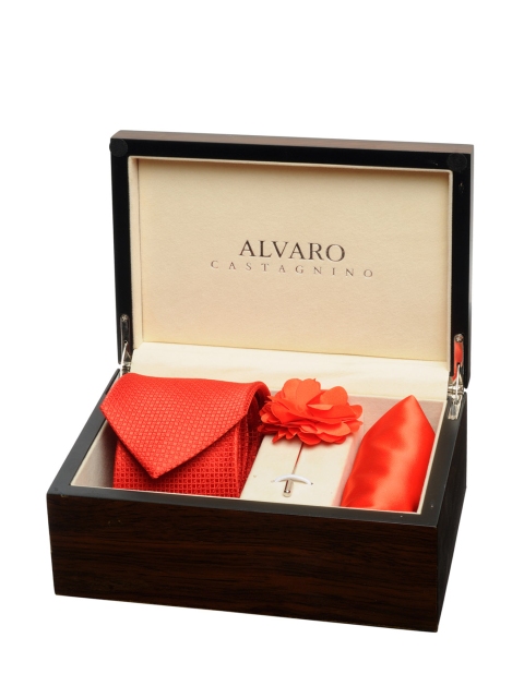 

Alvaro Castagnino Men Orange Accessory Gift Set