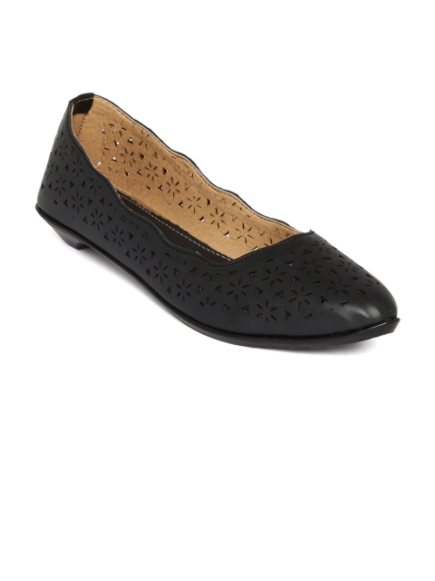 

Marc Loire Women Black Solid Synthetic Ballerinas