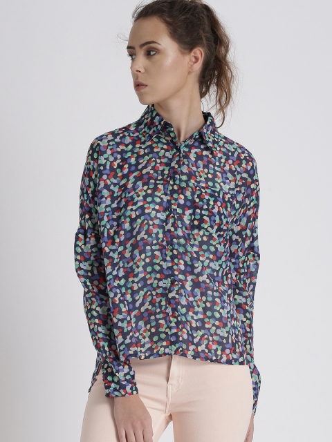 

Chemistry Women Multicoloured Regular Fit Printed Casual Shirt, Multi