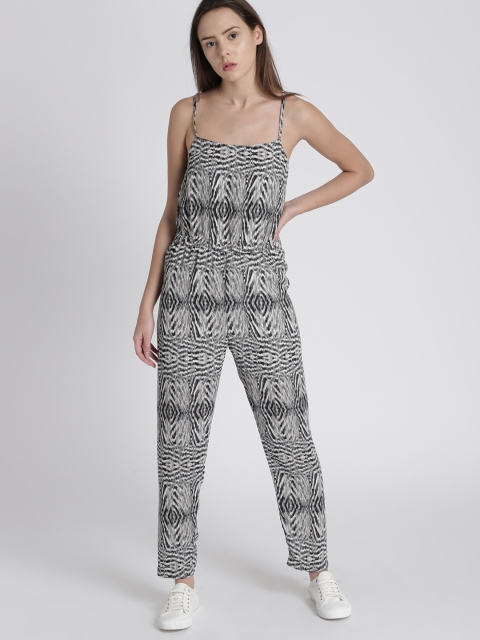 

Chemistry Grey & White Printed Jumpsuit