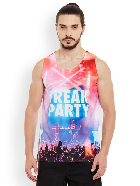 

Wear Your Mind Men Multicoloured Printed Round Neck T-shirt, Multi
