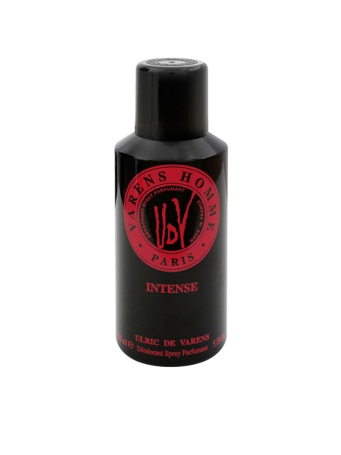 

ULRIC DE VARENS Men Homme Paris Intense Deodorant 150ml, Black