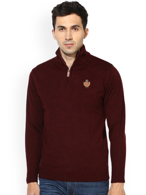 

Red Tape Men Maroon Solid Sweater Vest