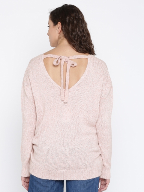 

Ginger by Lifestyle Women Pink Solid Pullover