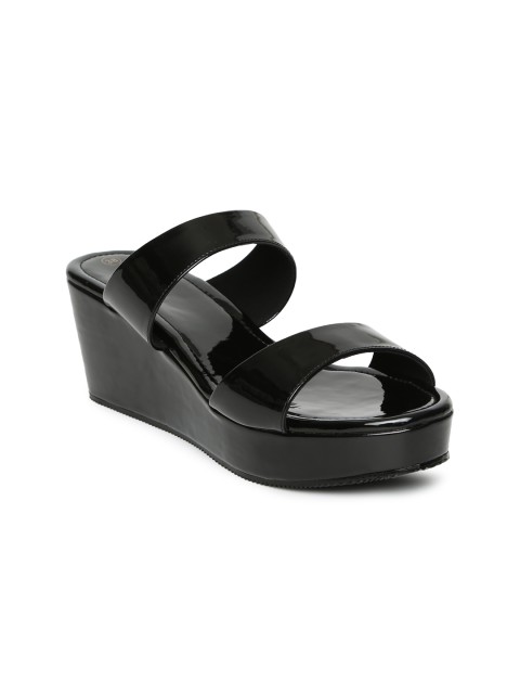 

Inc 5 Women Black Solid Sandals