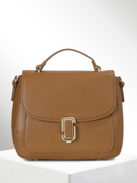 

CORSICA Brown Solid Satchel