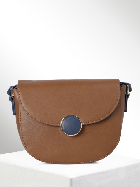 

CORSICA Brown Solid Sling Bag