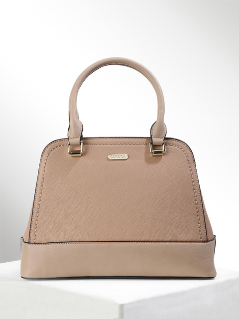 

CORSICA Beige Solid Handheld Bag