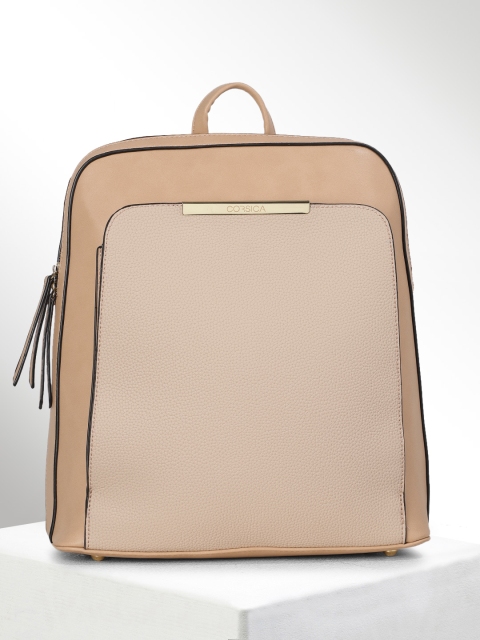 

CORSICA Women Pink Solid Backpack