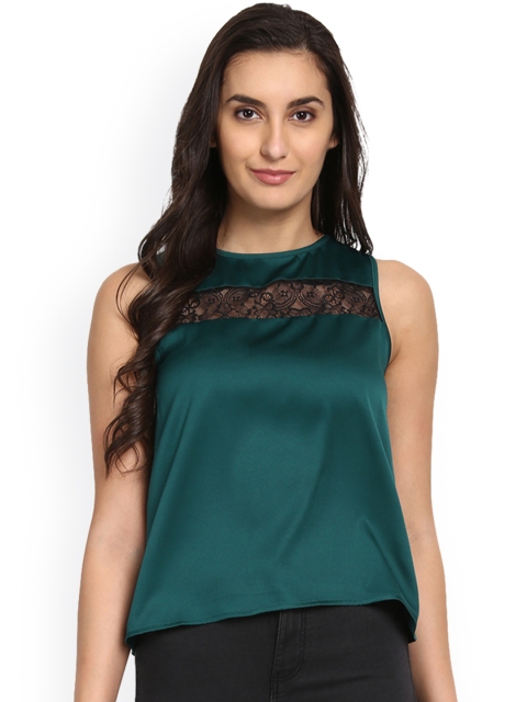 

Kazo Women Green Solid Top