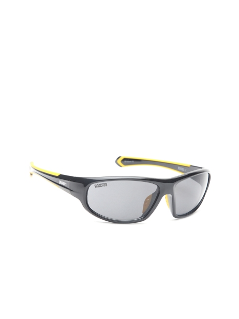 

MTV Roadies Unisex Oval Sunglasses RD-127-C3, Grey