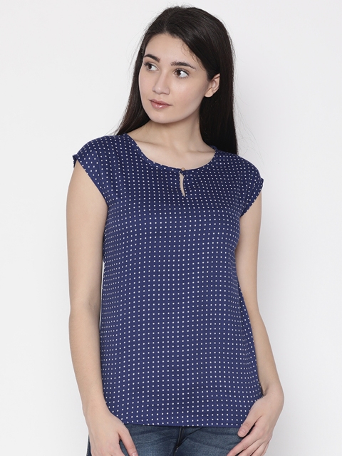 

Park Avenue Woman Blue Printed Top