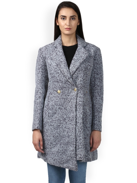 

Park Avenue Women Grey Solid Tailored Jacket