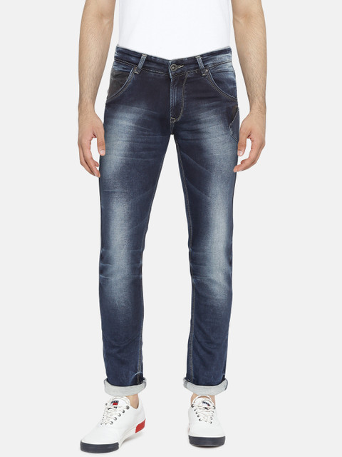

SPYKAR Men Blue Skinny Fit Low-Rise Clean Look Jeans