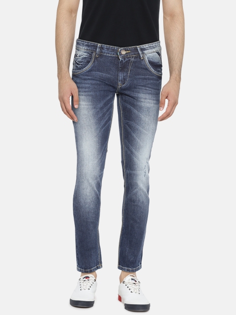 

SPYKAR Men Blue Skinny Fit Low-Rise Low Distress Jeans
