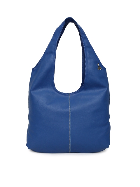 

Baggit Blue Solid Hobo Bag