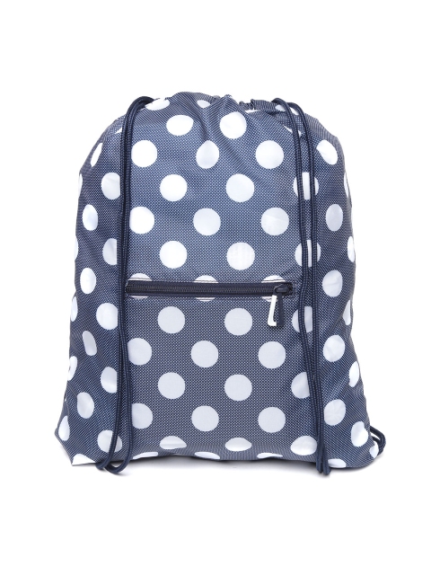 Adidas NEO Women Navy Blue & Off-White GS Daily Geometric Backpack available at myntra for Rs.539