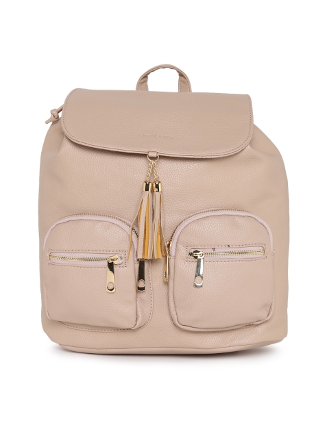 

DressBerry Women Pink Solid Backpack