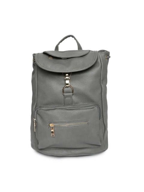 

DressBerry Women Grey Solid Backpack