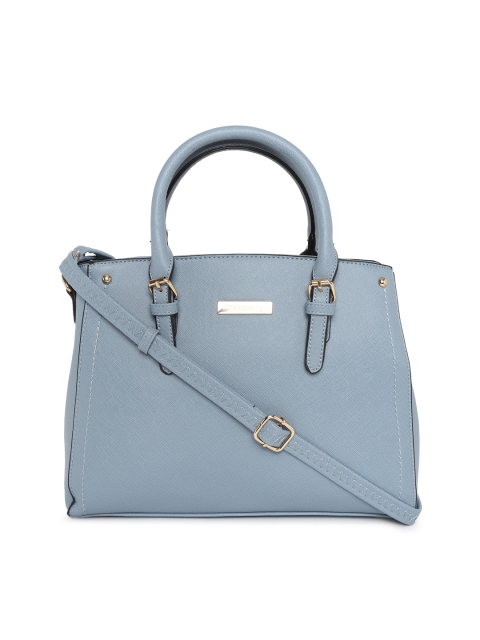 

DressBerry Blue Solid Handheld Bag