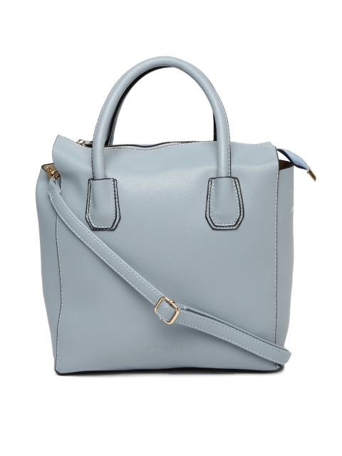 

DressBerry Blue Solid Handheld Bag