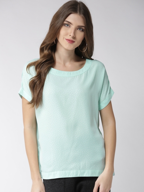 

Arrow Woman Women Sea Green Printed Top